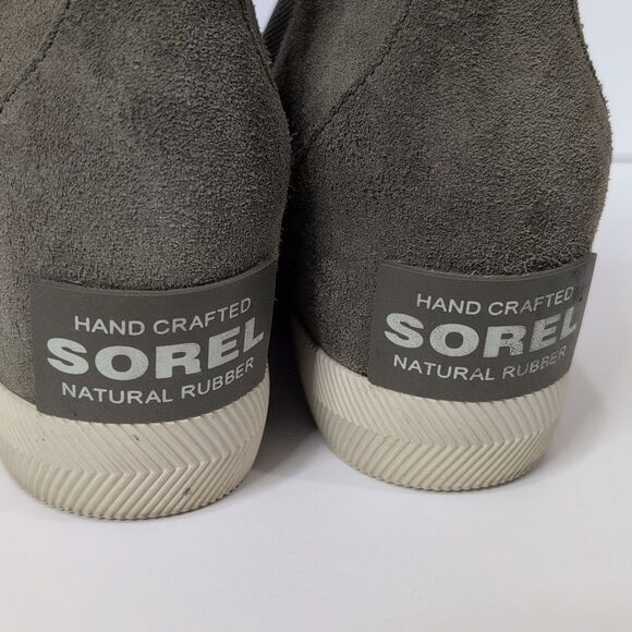 Sorel Out N About Wedge II Boot Stone Green Size 9.5 - Picture 4 of 11